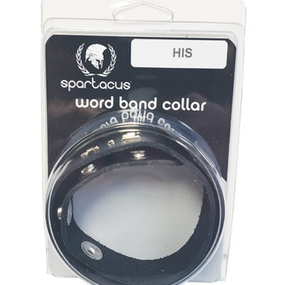 Spartacus HIS Leather Collar - Black