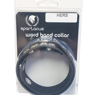Spartacus HERS Leather Collar - Black