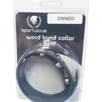 Spartacus OWNED Leather Collar - Black