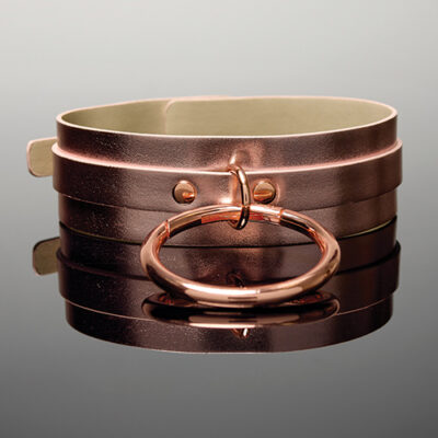 Pleasure Collection Adjustable Collar - Rose Gold